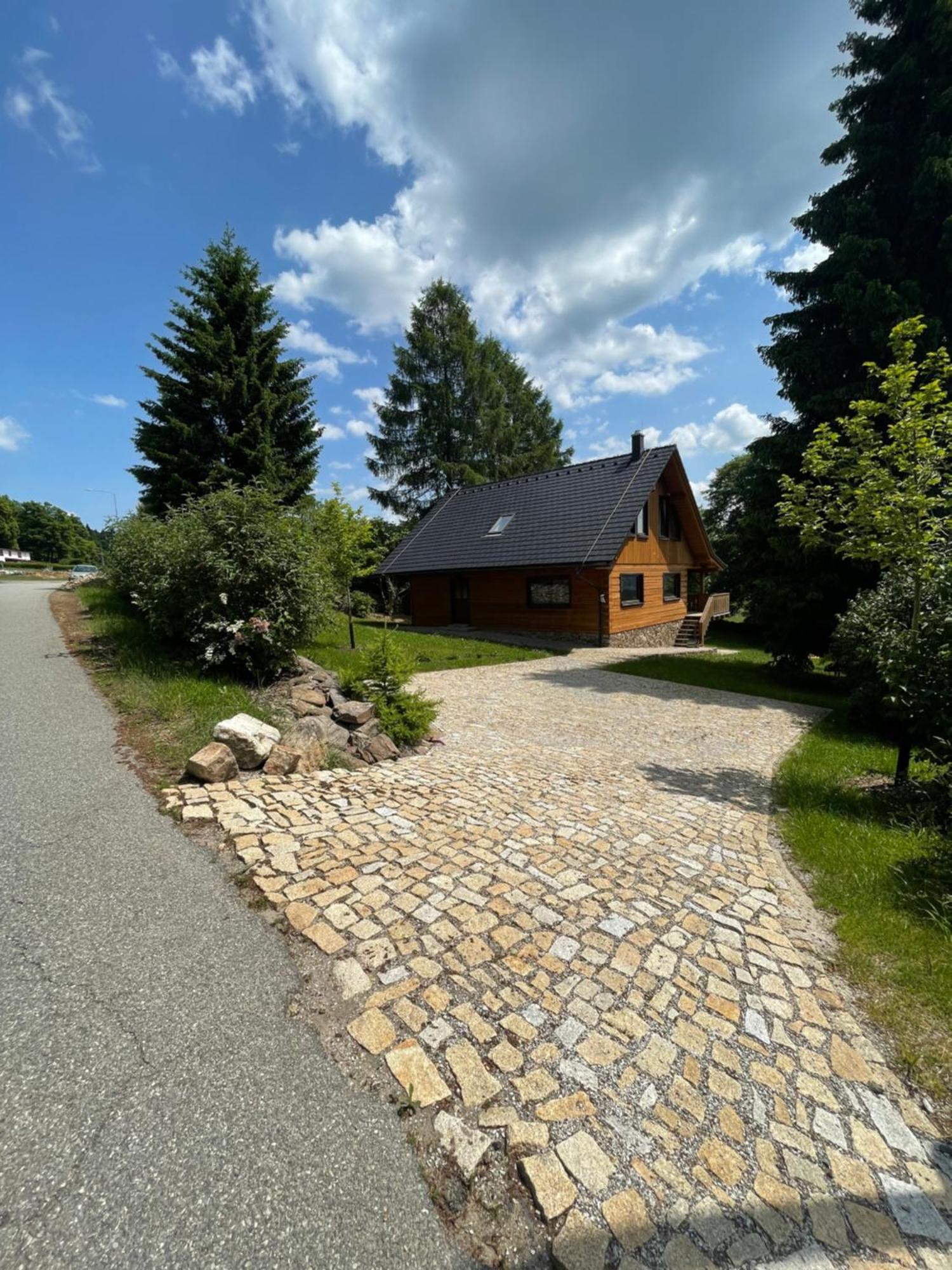 Villa Moderni Sumavska Roubenka S Vyhledem Na Boubin Vimperk Exterior foto